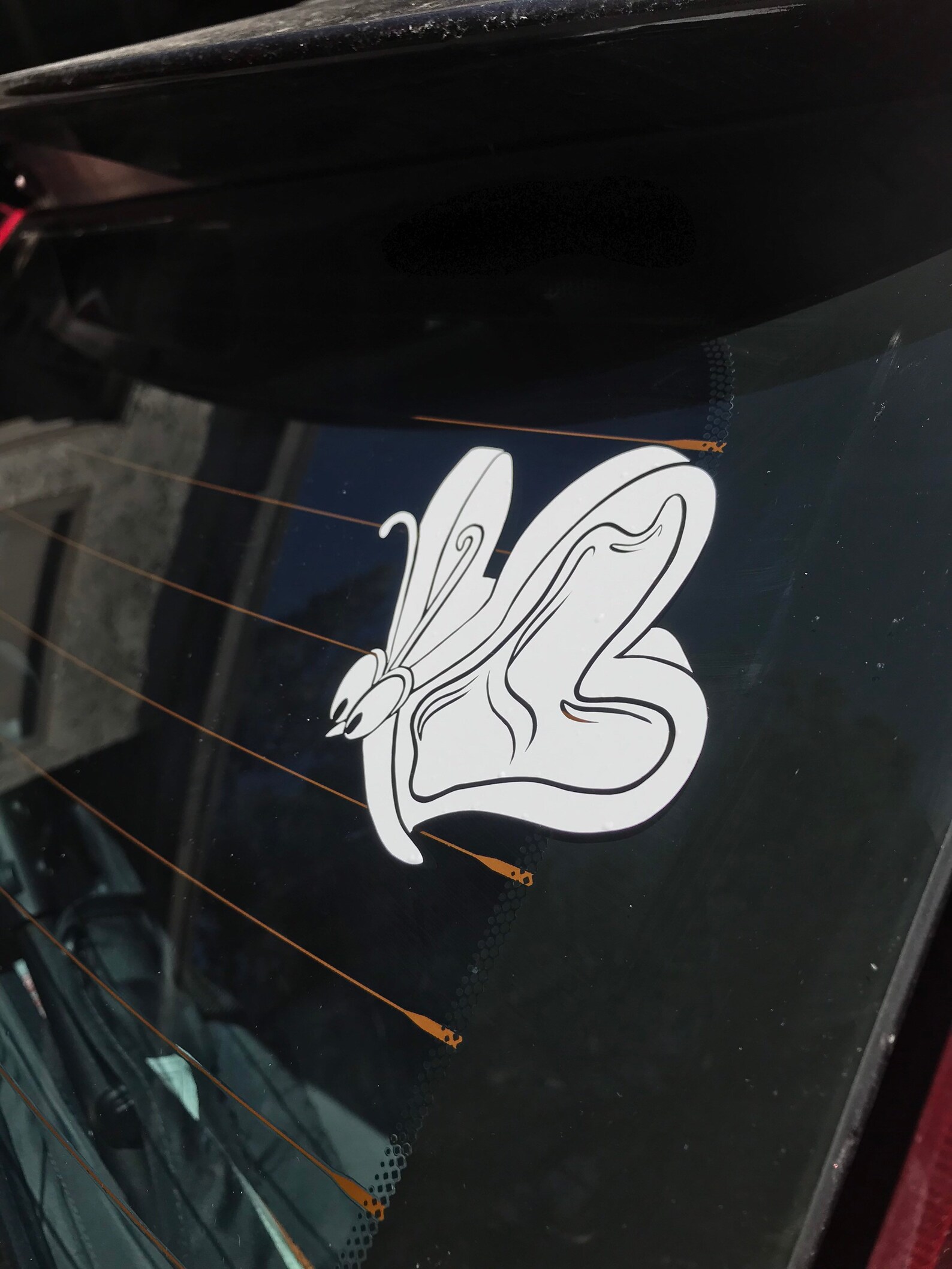 Alice in Wonderland Car Decals in White Etsy