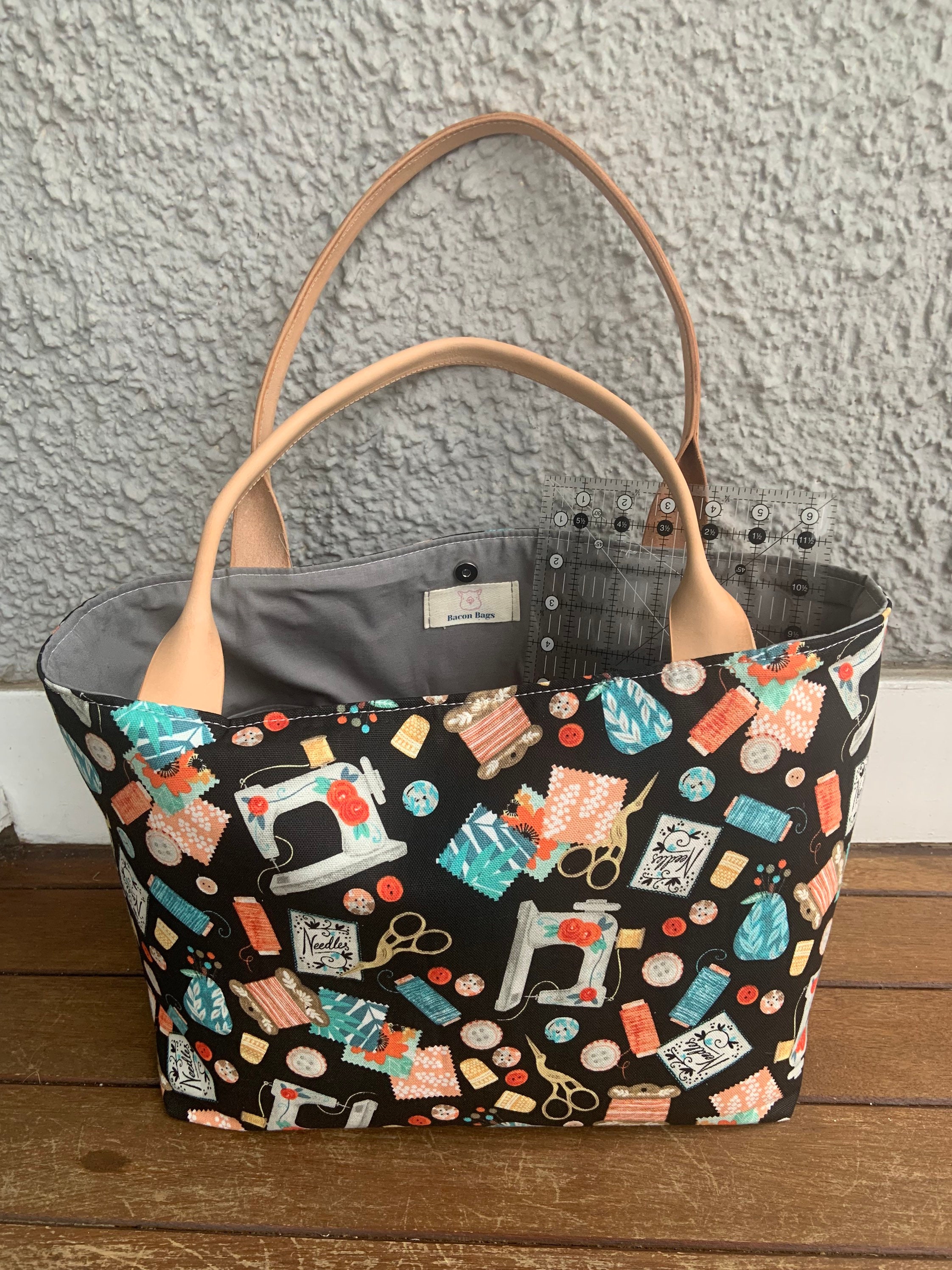 Bacon Bags Sewing Project Tote Bag - Etsy