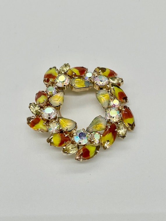Auora Borelias Candy Corn Brooch