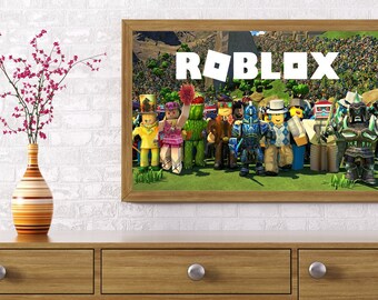 Roblox Poster Etsy - 