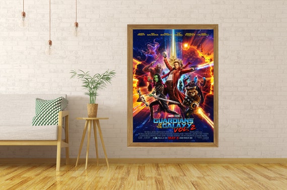 2 Movie Poster Silk Print 13x20/" 20x30/" 24x36/" Guardians of the Galaxy Vol