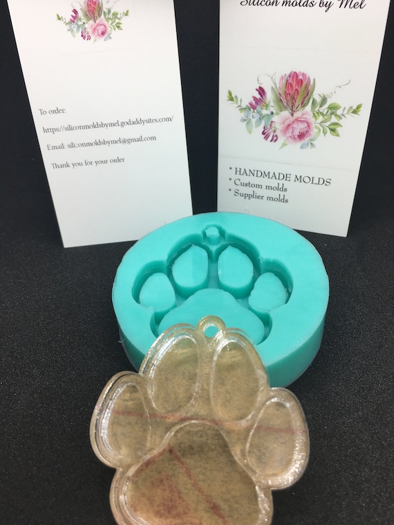 Paw Print Shaker Mold Paw Print Shaker Mold
