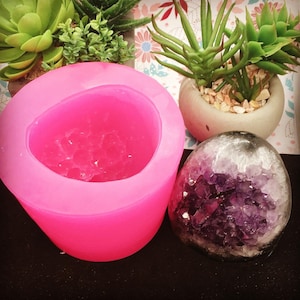Amethyst Crystal paperweight mold- Crystals silicone molds- Crystal resin silicone molds- Paperweight resin silicone molds- Resin mold
