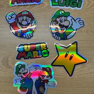 Vinyl Stickers Superhero Cartoon Gamers 20 Pack