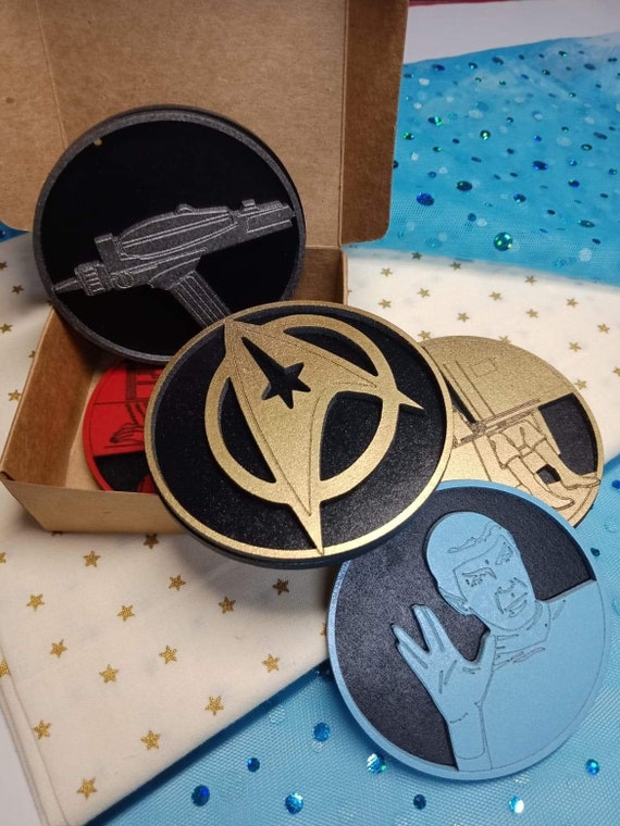 Star Trek Themed Christmas Tree Decorations Baubles Banner Etsy