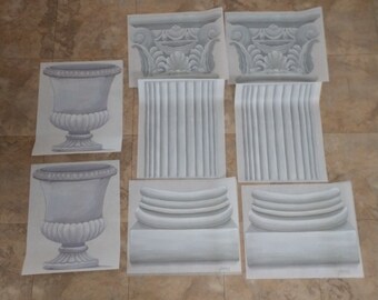 Columns Wall Decals Etsy