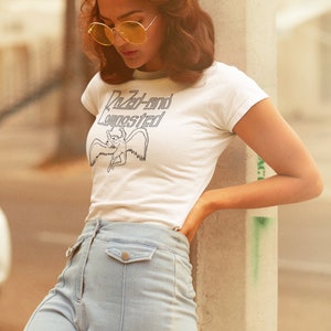 Led Zeppelin Tshirt, Led Zeppelin Crop Top, Dazed and Confused Tshirt, tee shirts made to order, t shirts made to order, made-to-order clothing, Holding Court Inc, Courtney Barriger, Organic cotton clothes for women, Organic Cotton Clothing for Women