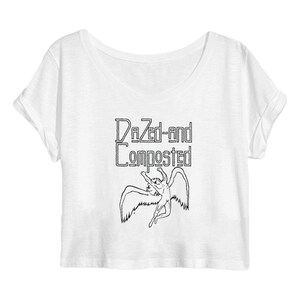 Led Zeppelin Tshirt, Led Zeppelin Crop Top, Dazed and Confused Tshirt, tee shirts made to order, t shirts made to order, made-to-order clothing, Holding Court Inc, Courtney Barriger, Organic cotton clothes for women, Organic Cotton Clothing for Women