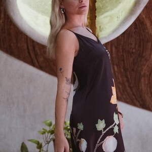 Vela Silk Slip Dress in Aurora