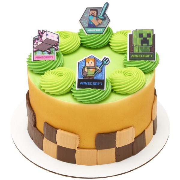 Minecraft Character Cupcake Rings
