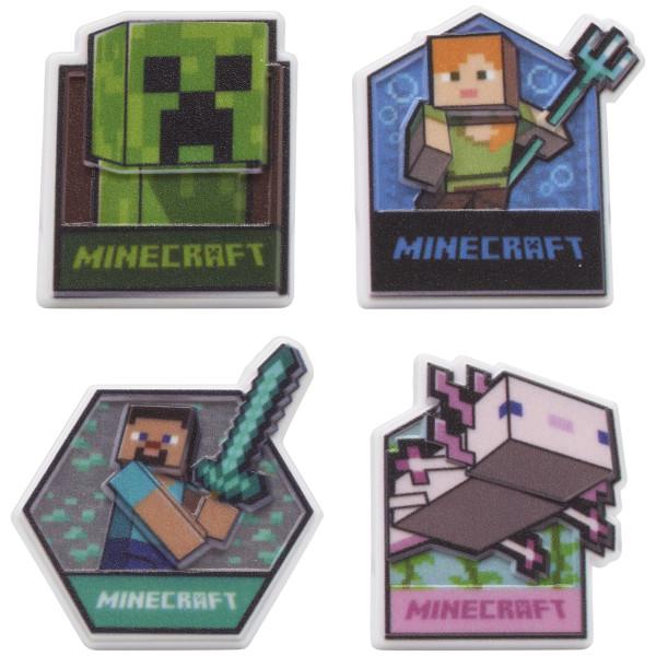 Minecraft Character Cupcake Rings