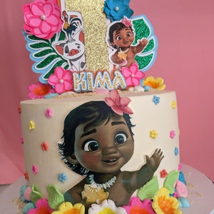 Baby Moana Cake topper