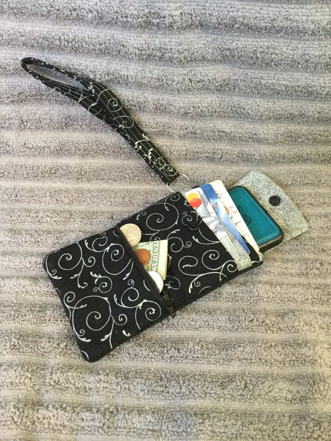 Phone Case Money Pocket Card Holder All in One Etsy UK