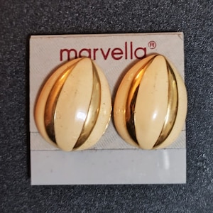 Vintage Marvella clip earrings