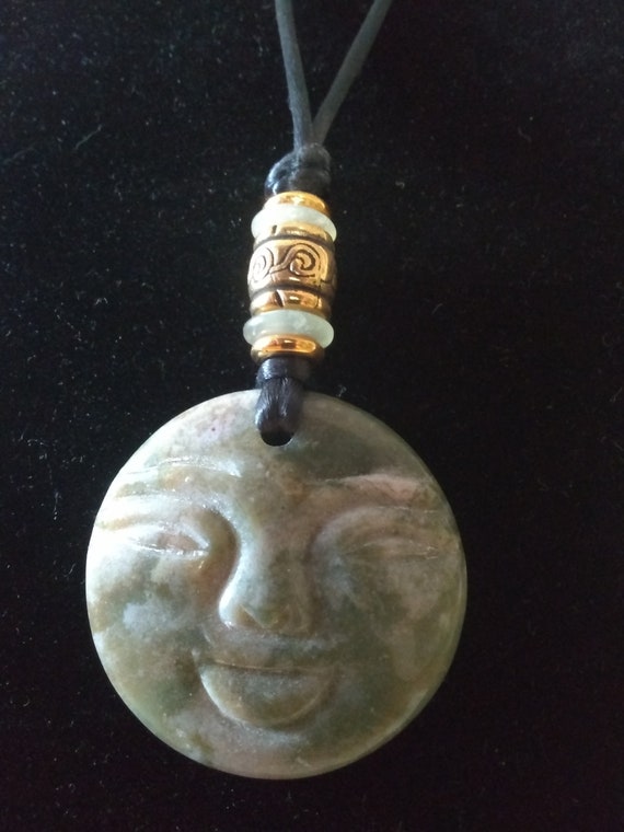 Man-in-the-Moon Jade Pendant