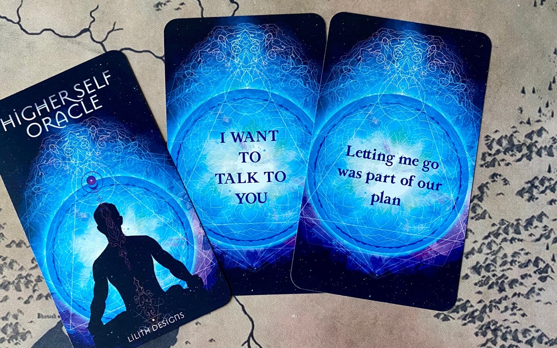HIGHER SELF Twin Flame Oracle Cards Etsy