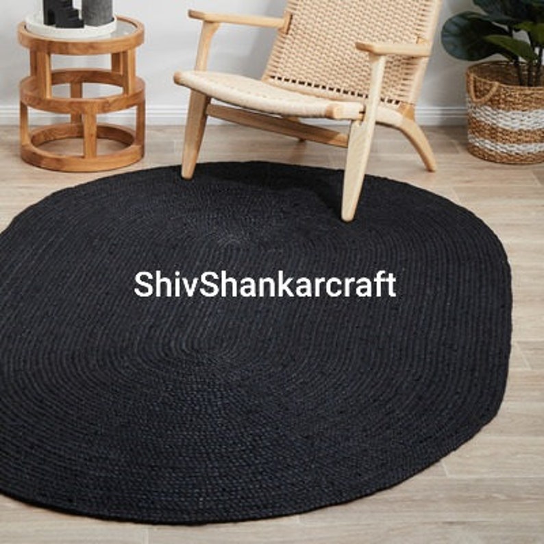 Oval Floor Decor Rug Decorative rag Rug Natural Jute Eco Rug Hand Woven Jute RugJute Area Rug Hand Braided Outdoor Decor Rug Free Shipping