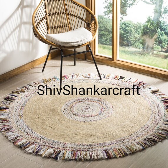 Rugs 2x3 Feet Rugs Rag Rug Indian Jute Floor Rug Rag Handmade Jute Rug