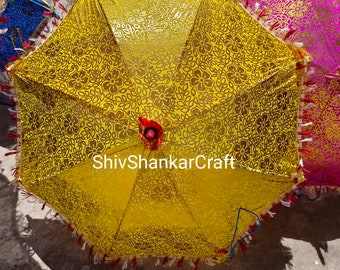 Lot Of Mix 50 Pcs Indian Handmade Wedding Decoration Umbrella Party Backdrop Haldi Decor Mehndi Decorative Parasols Sunshade