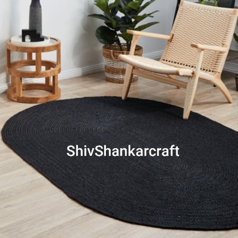 Oval Floor Decor Rug Decorative rag Rug Natural Jute Eco Rug Hand Woven Jute RugJute Area Rug Hand Braided Outdoor Decor Rug Free Shipping