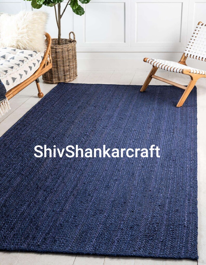 Jute Rug 3x5 Farm House Area Rug Natural Boho Rug Living Etsy