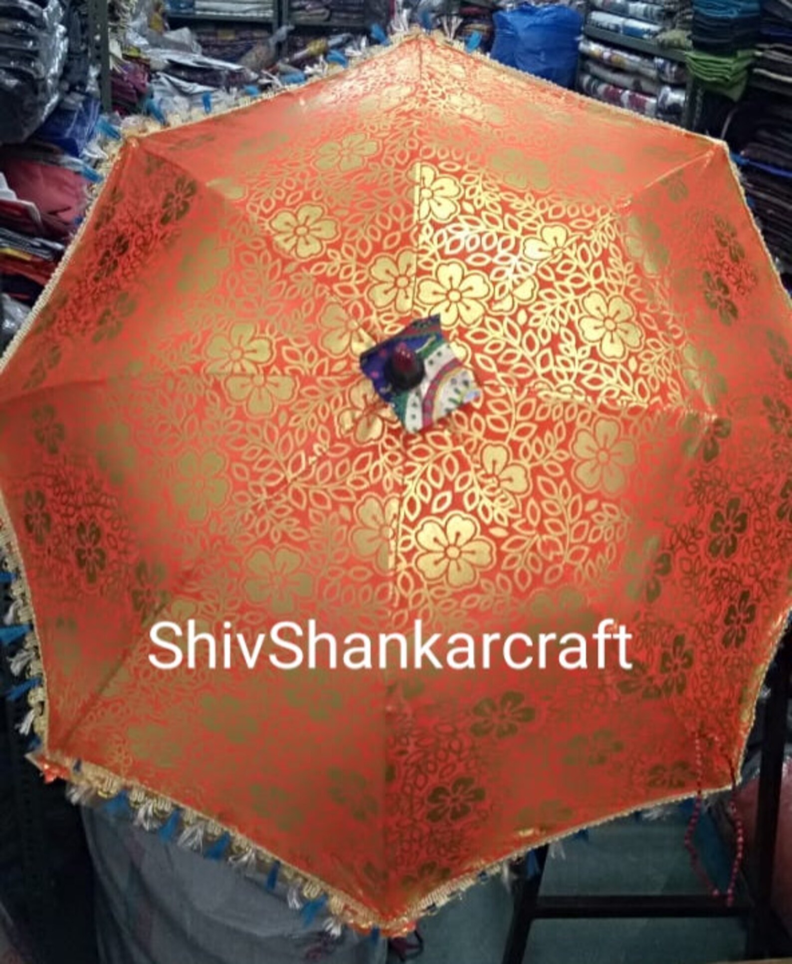 Set of 15 Pc Decorative Cotton Umbrella Embroidered Indian Etsy