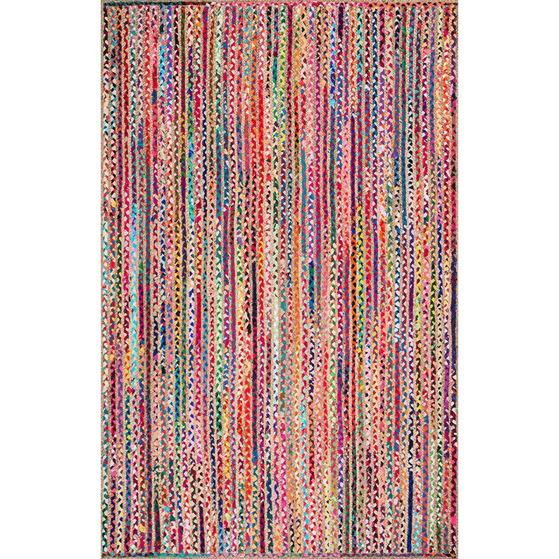 Jute Rug 4x6 Farm House Area Rug Natural Boho Rug Living Etsy