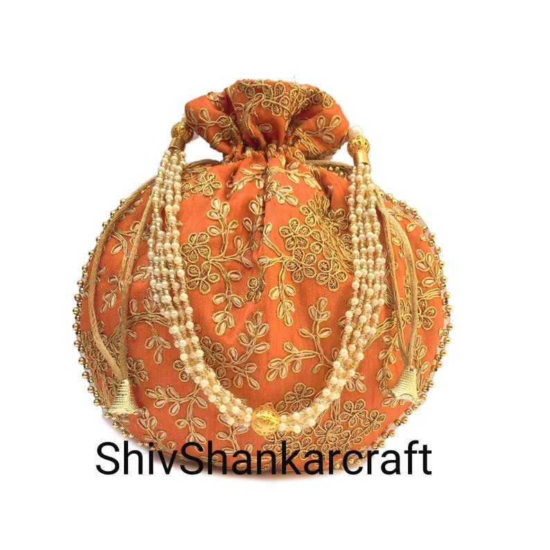 Indian Wedding Bridal Purse Clutch Pouch Indian Traditional Etsy