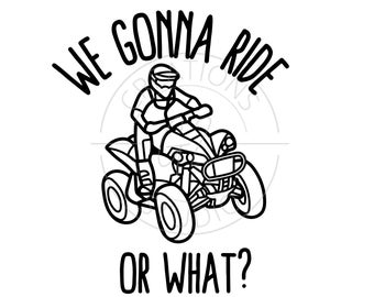 Jazda na quadzie PNG: Projekt „Gonna Ride Four Wheeler” (pobieranie cyfrowe)