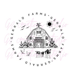 Farming PNG, Local Farmers PNG, Gift for Dad, Gift for a Farmer, Farm Life T-shirt Design, Farming T-shirt PNG, Gerrald Farms png