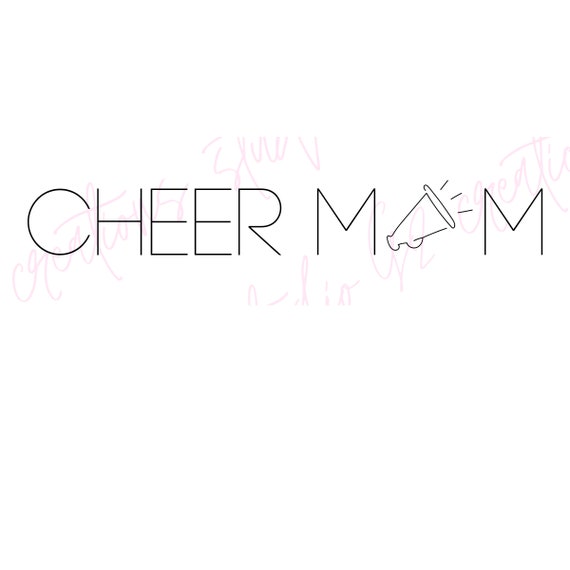 Cheer Mom PNG Cheer Mom Design Cheerleader Shirt Design for - Etsy