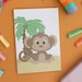 Monkey Printable Craft, Indoor Preschool Activity, Kids Cut and Glue ...