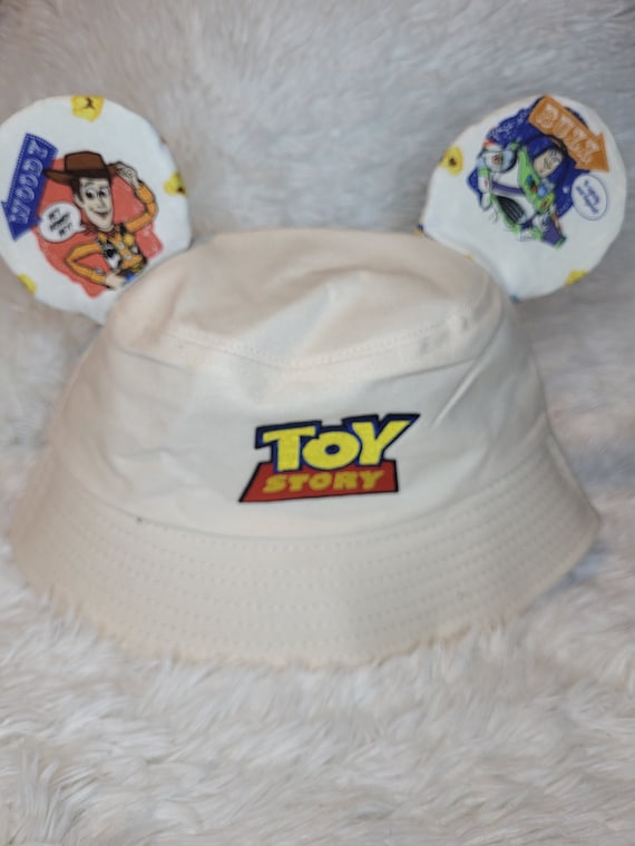 Toy Story Character Bucket Hat with attached ears. Inspired Toy Story Kids Mickey Ear Bucket Hat - Etsy main image 2