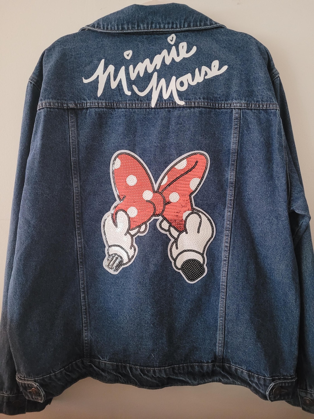 Disney Denim Minnie Mouse Denim Jacket H&m Minnie Mouse Adult