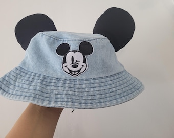 mickey mouse  baby ears bucket hat