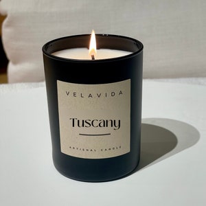 tuscany tobacco leather candle Tabacco Toscano - offering a sophisticated fragrance that transforms any space into a warm Santa Maria Novella Tobacco Toscano