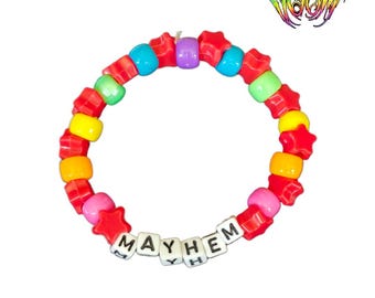 Isabel Doom - Pulseira de miçangas inspirada em Mayhem