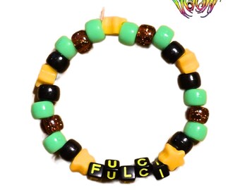 Isabel Doom - Pulseira de miçangas inspirada em Fulci