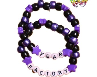 Isabel Doom - Conjunto de Pulseiras de Miçangas Inspirado em Fear Factory