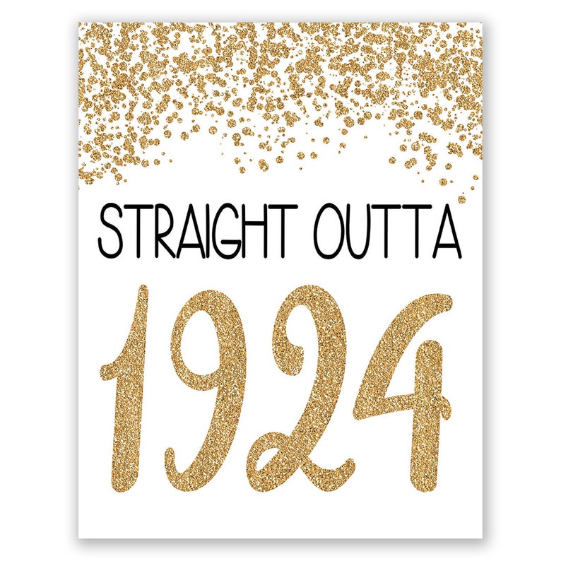 95th Gold Birthday Party Decoration Cheers to 95 Years | Etsy