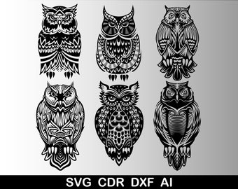Download Clip Art Floral Owl Png Printable Owl Silhouette Owl Mandala Svg Cricut Svg Owl Svg Exotic Bird Svg Cut File For Shirt Zentangle Owl Svg Art Collectibles