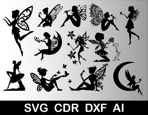 Fairy Svg File Fairies Fairy Clipart Gift for Girl Baby - Etsy Australia