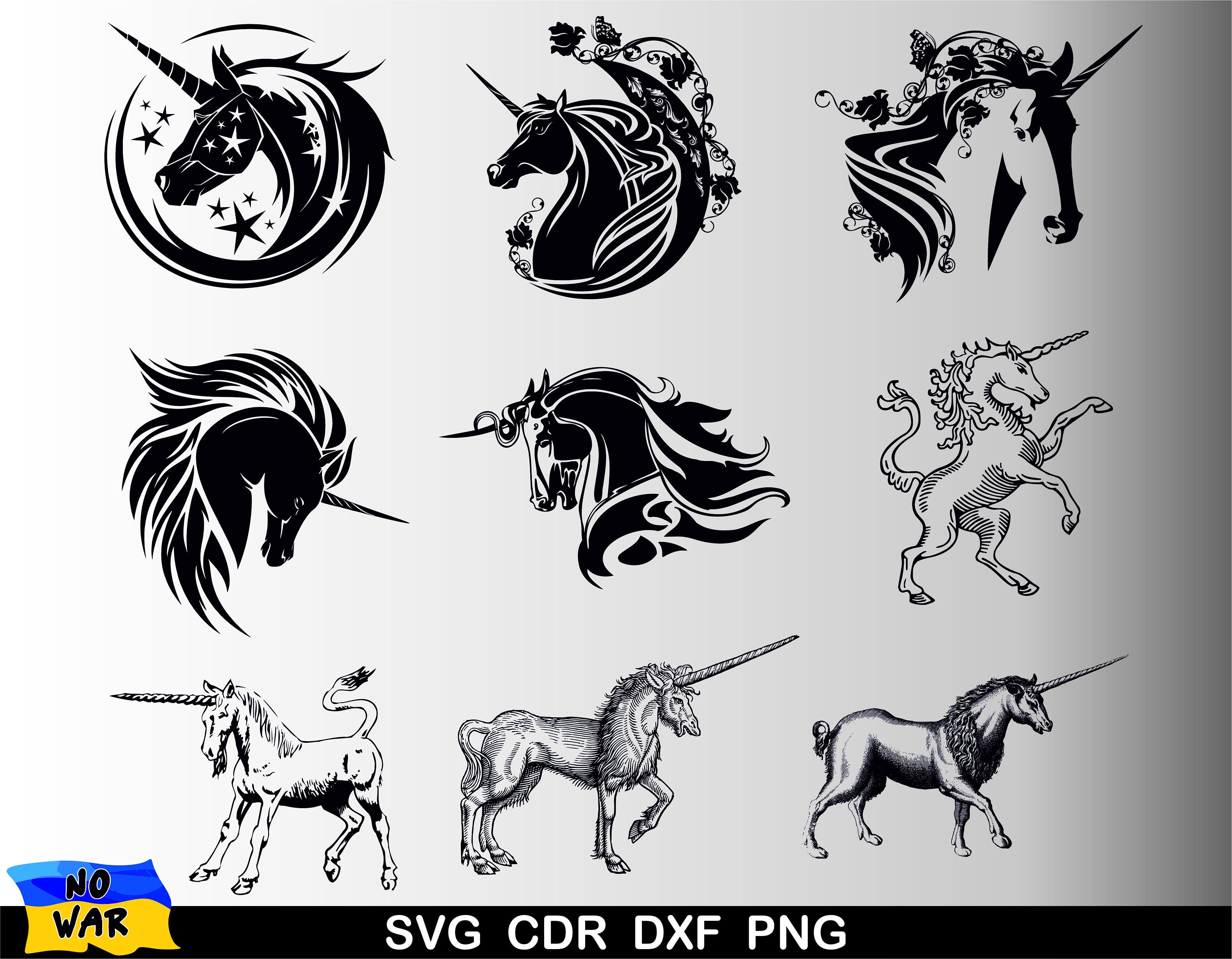 Unicorn Svg Files Unicorn Head Svg Unicorn Mandala Svg - Etsy Canada