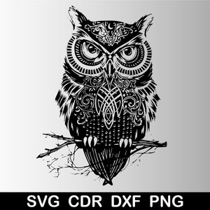 Owl Svg File, Owl Clipart,Owl Vector, Owl Silhouette, Owl Monogram Svg, Owl Bundle Svg, Owl Mandala Svg, cde, dxf, png