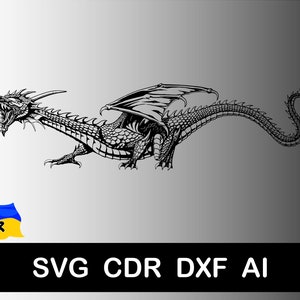 Dragon Fly svg, Tatu dragon, Mother of Dragon svg, Dragon for Cricut, Dragons Svg, CDR, DXF, AI, Dragon for Cricut