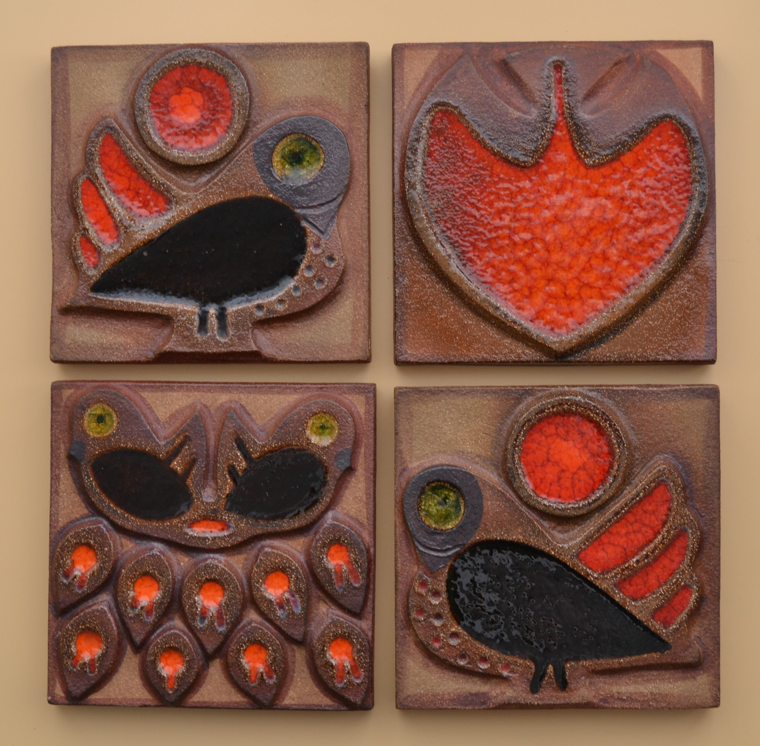 Sandstone Wall Plaque by Noomi Backhausen for Søholm Stentøj