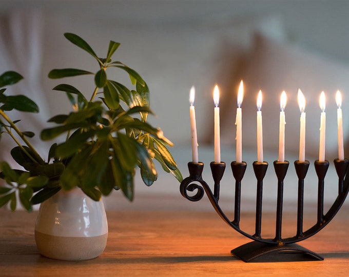 Chanukah Menorah Made From Recycled Bottle Etsy