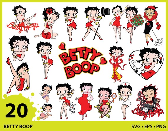 Download Betty Boop svg png eps Betty Boop files for cricut Betty ...