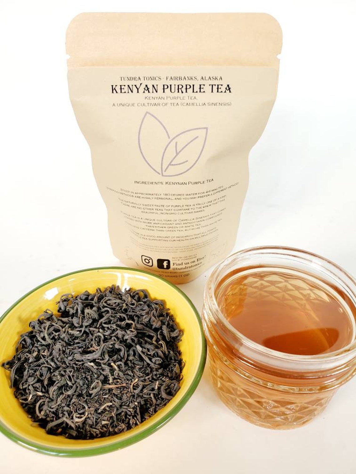 Purple Tea Organic Luxury Kenyan Loose Leaf Tea Etsy