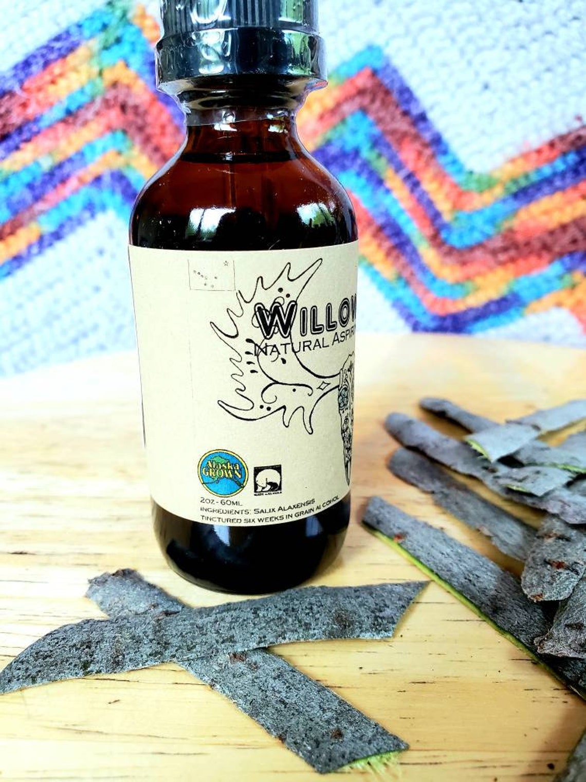 Willow Bark Alaskan Willow Pain Relief Etsy